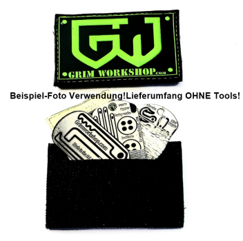GRIM WORKSHOP®: Grim Green Morale Patch with Hidden Pocket